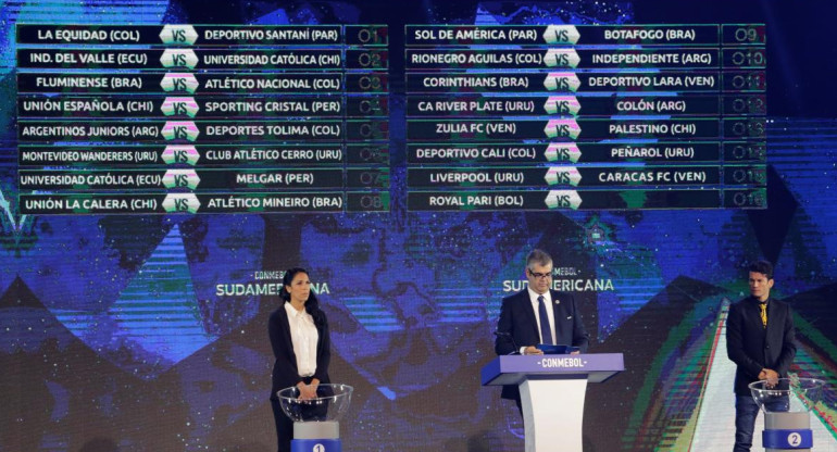Sorteo de Copa Sudamericana 2019 (Reuters)