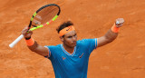 Festejo de Rafael Nadal en el Masters 1000 de Roma (Reuters)