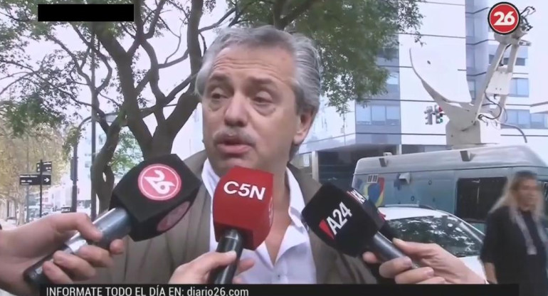 Alberto Fernández - Nota tras conocerse candidatura Canal 26