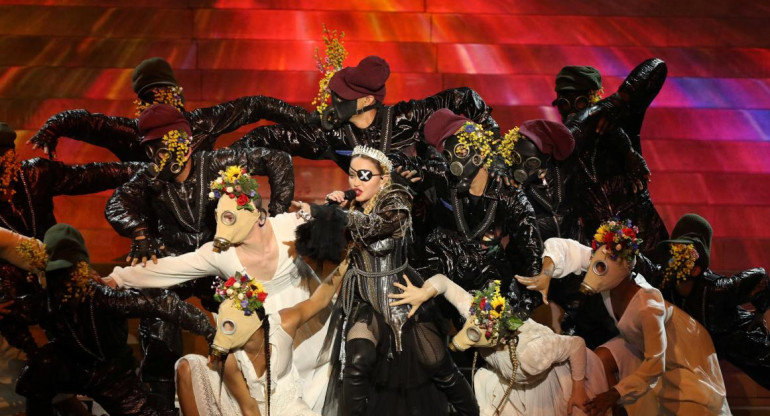 Madonna - Presentación en Eurovision Reuters