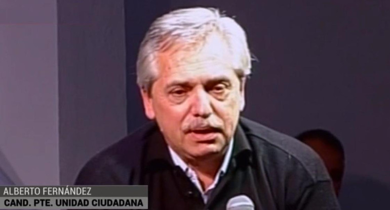 Alberto Fernández, primer acto en Santa Cruz, elecciones 2019