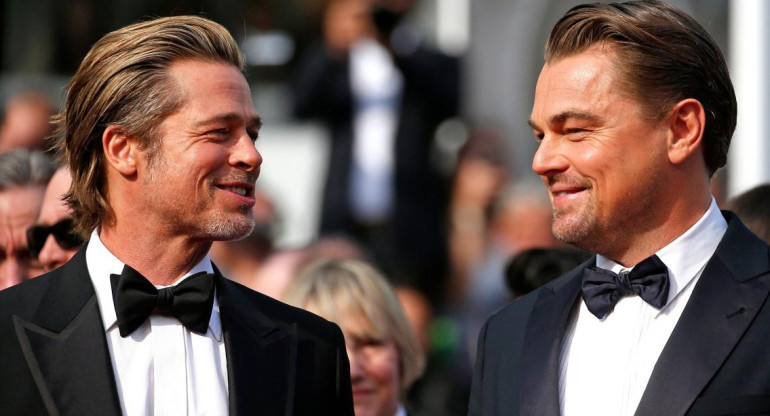 Leonardo Di Caprio y Brad Pitt