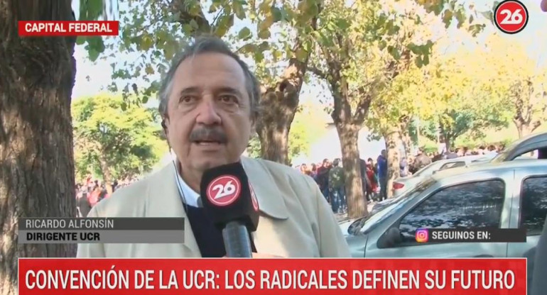 Ricardo Alfonsín, convención de UCR, Política, Elecciones 2109, Canal 26