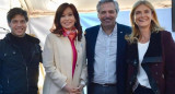 Axel Kicillof. Cristina Kirchner, Alberto Fernández y Verónica Magario 