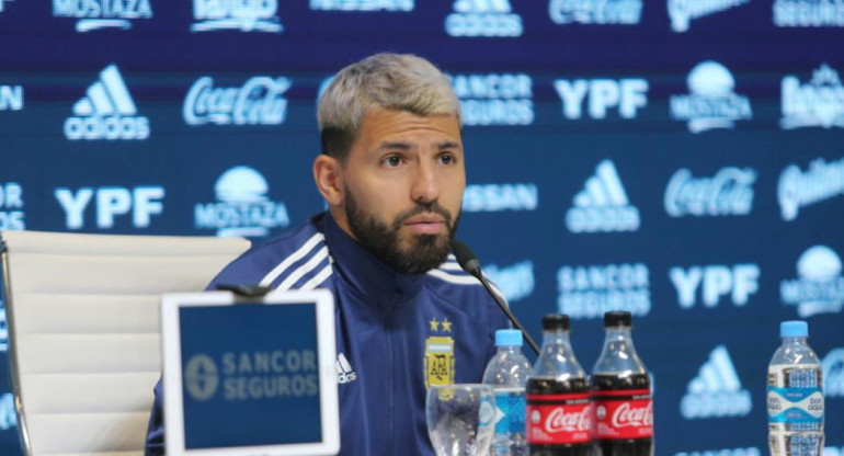 Sergio Kun Agüero, Selección Argentina de fútbol, deportes, conferencia de prensa, Copa América 2019, NA