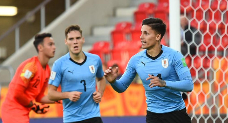 Mundial Sub 20: Uruguay venció a Nueva Zelanda y es primero de su grupo	