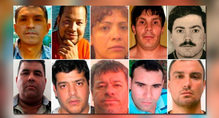 Estos son los 10 prófugos más buscados por la Justicia en Argentina	