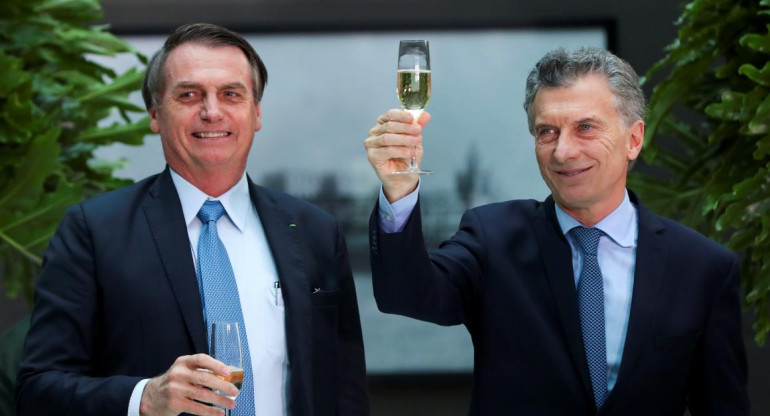 Jair Bolsonaro y Mauricio Macri (Reuters)