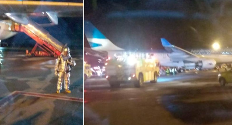 Pánico en el aire: avión de Aerolíneas hizo aterrizaje de emergtencia en Bogotá