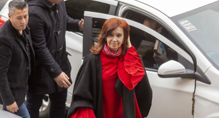 Cristina Kirchner en Comodoro Py - Agencia NA