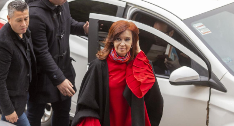Cristina Kirchner en Comodoro Py - Agencia NA