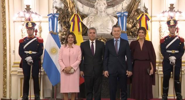Mauricio Macri e Ivan Duque - Casa Rosada