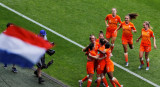 Mundial Femenino 2019 - Festejo de Holanda ante Nueva Zelanda (Reuters)