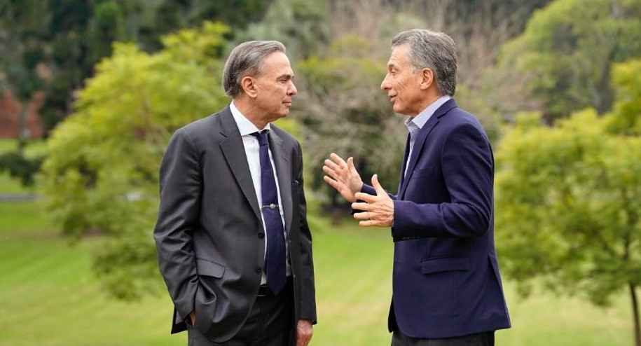 Miguel Ángel Pichetto y Mauricio Macri