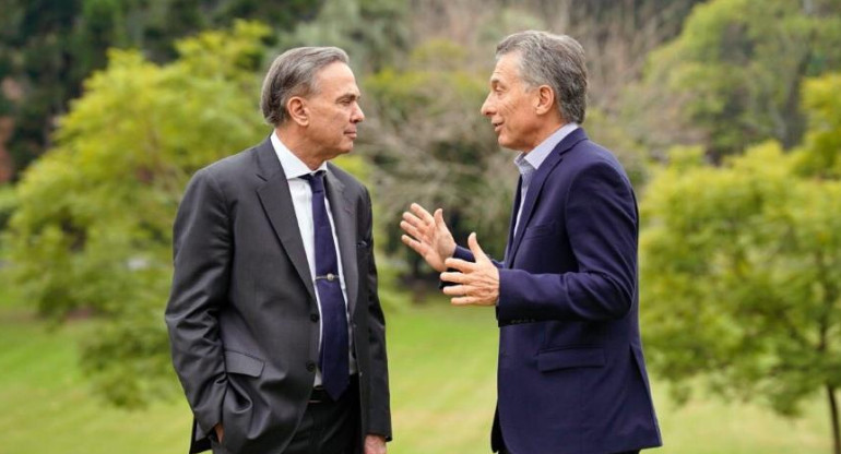 Miguel Ángel Pichetto y Mauricio Macri