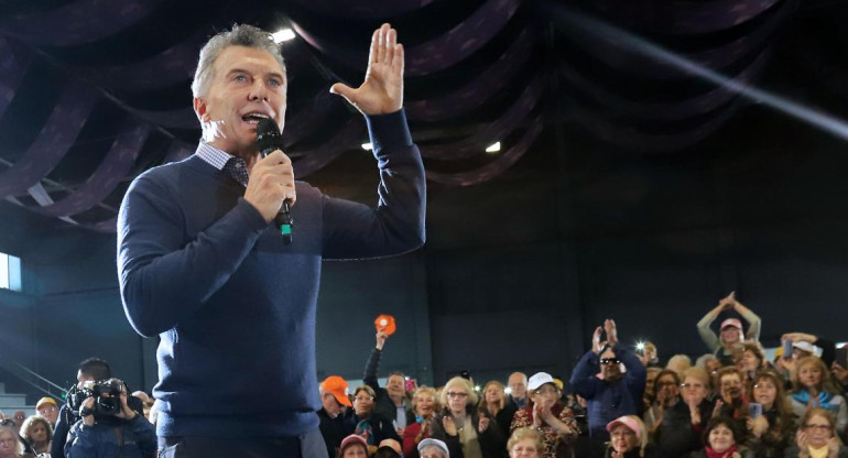 El presidente Mauricio Macri asistió hoy al lanzamiento de la segunda edición de los Juegos de las Personas Mayores 2019, NA