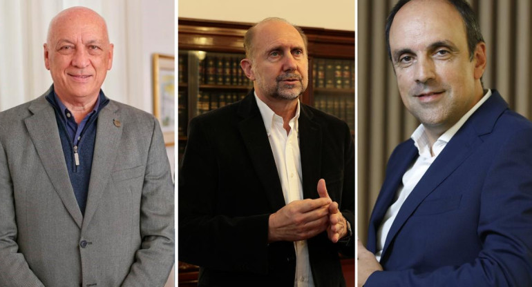 Elecciones en Santa Fe: Antonio Bonfatti, Omar Perotti y José Corral