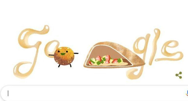 Google homenaje con su doodle al Falafel