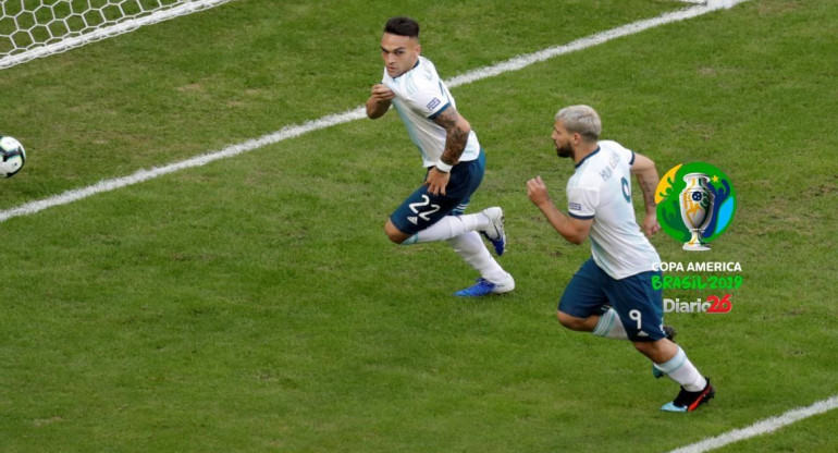 Selección Argentina Lautaro Martínez gol - Reuters