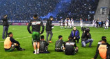 Protesta de jugadores de San Jorge contra Alvarado, arbitrajes en el ascenso, fútbol de ascenso, deportes