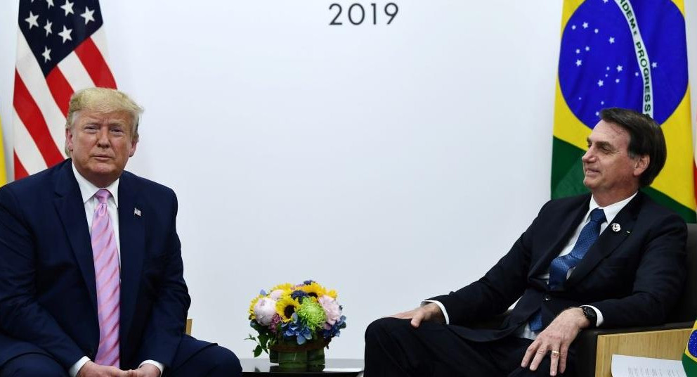 Donald Trump y Jair Bolsonaro en la Cumbre del G20