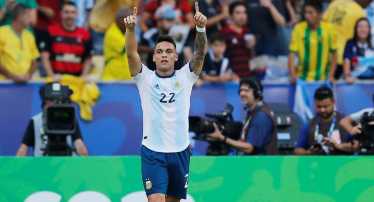 Copa América, Argentina vs. Venezuela, Lautaro Martínez, fútbol, Reuters	