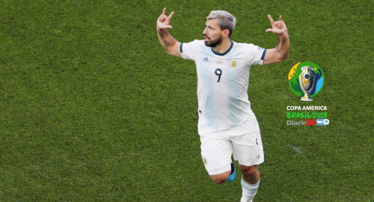 Copa América 2019, Argentina vs Chile, gol de Kun Aguero, deportes, Reuters	