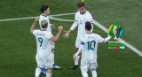 Copa América 2019: Festejo de Argentina contra Chile en el tercer puesto (Reuters)