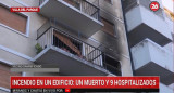 Incendio fatal en Villa del Parque, un muerto y 9 heridos, Canal 26