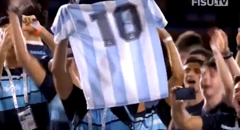 Ovación a Maradona - Napoli