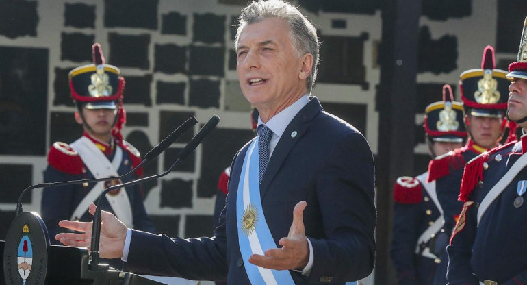 Acto de Mauricio Macri en Tucumán por el Día de la Independencia (Agencia NA)