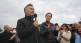 El presidente Mauricio Macri junto a la gobernadora bonaerense, María Eugenia Vidal, NA