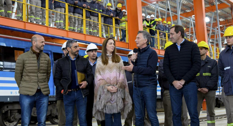 El presidente Mauricio Macri encabezó inauguración del nuevo Taller Ferroviario de Tolosa