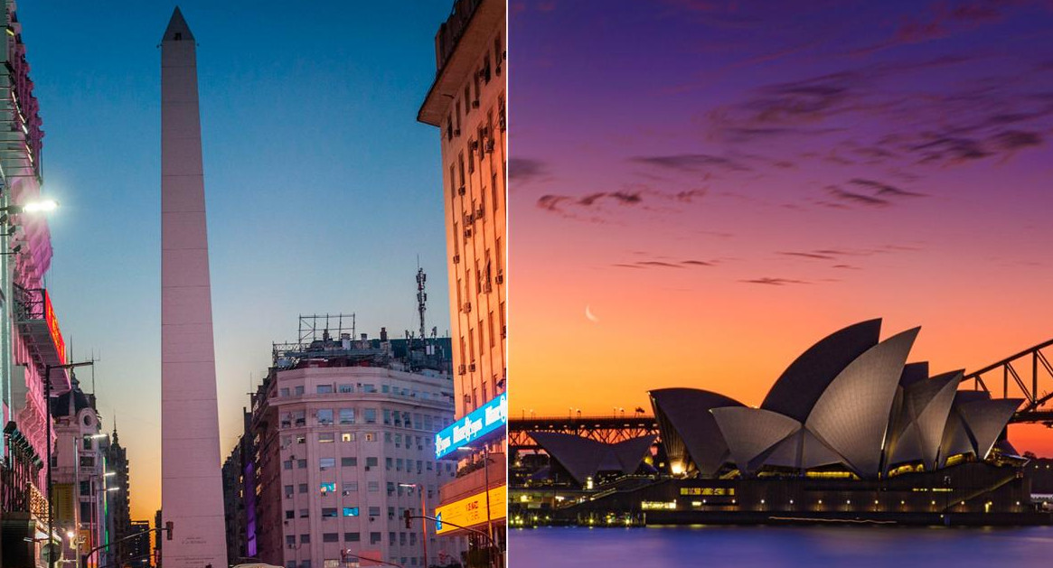 Buenos Aires y Sydney