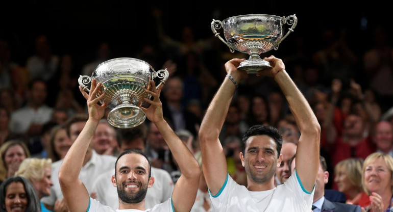 Juan Sebastián Cabal y Robert Farah, campeones de Wimbledon (Reuters)