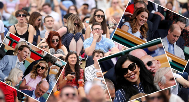 Glamour y famosos en la final de Wimbledon 2019, las mejores fotos, Reuters	