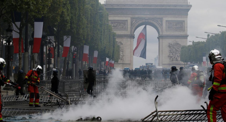 Incidentes en Francia, París - Reuters