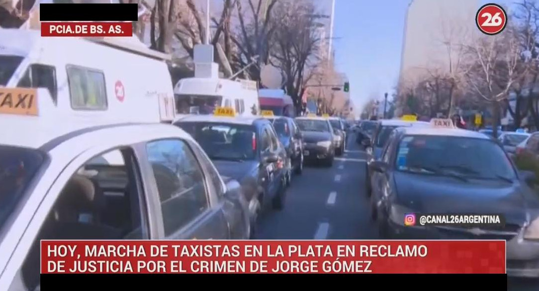 Marcha taxistas - Canal 26