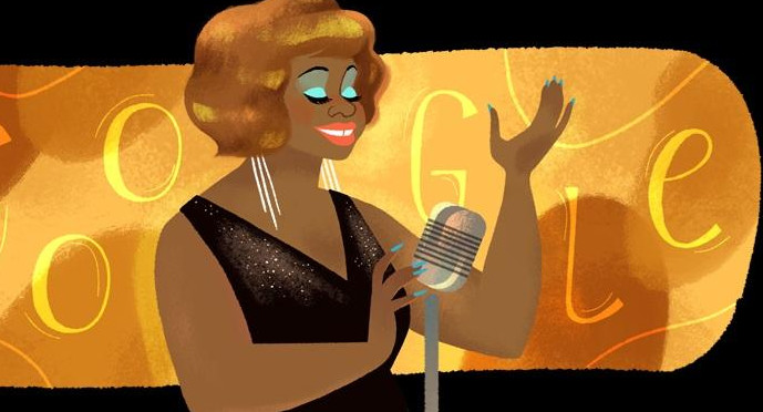 Doodle de google en homenaje a Lucha Reyes, cantante peruana 