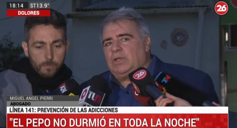 Miguel Ángel Pierri, abogado de "El Pepo", Canal 26