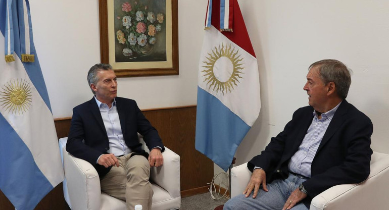 Mauricio Macri junto a Juan Schiaretti, gobernador de Córdoba, Agencia NA