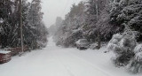 Temporal de nieve en Villa La Angostura