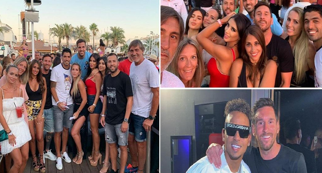 Lionel Messi, fiesta en boliche de Ibiza	