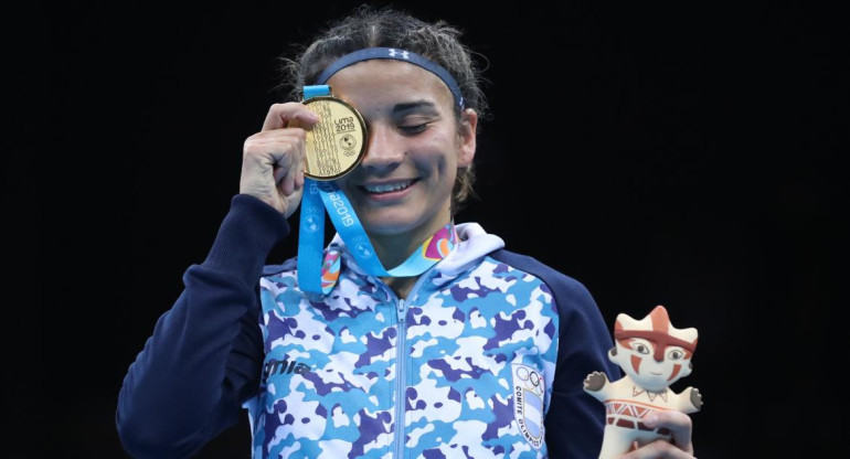 Leonela Sánchez, medalla dorada en los Juegos Panamericanos en Boxeo, REUTERS