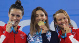 Juegos Panamericanos: Medalla dorada para Julia Sebastian en natacion, REUTERS