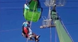 Operativo de rescate en el cerro Catedral. Foto: Bariloche 2000