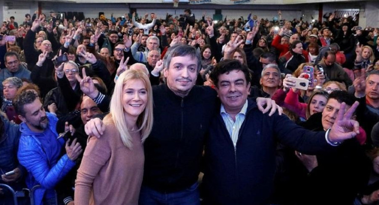 Acto cierre de campaña, Verónica Magario, Máximo Kirchner, Fernando Espinoza, La Matanza, elecciones 2019