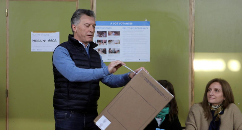 Mauricio Macri, votación, Elecciones 2019, REUTERS