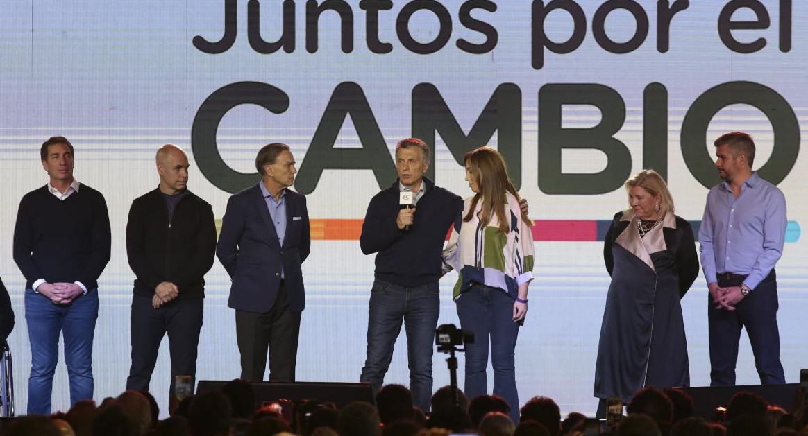 PASO 2019, Juntos por el Cambio, Macri y equipo, Agencia NA