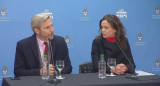 Conferencia de prensa de Carolina Stanley y Rogelio Frigerio